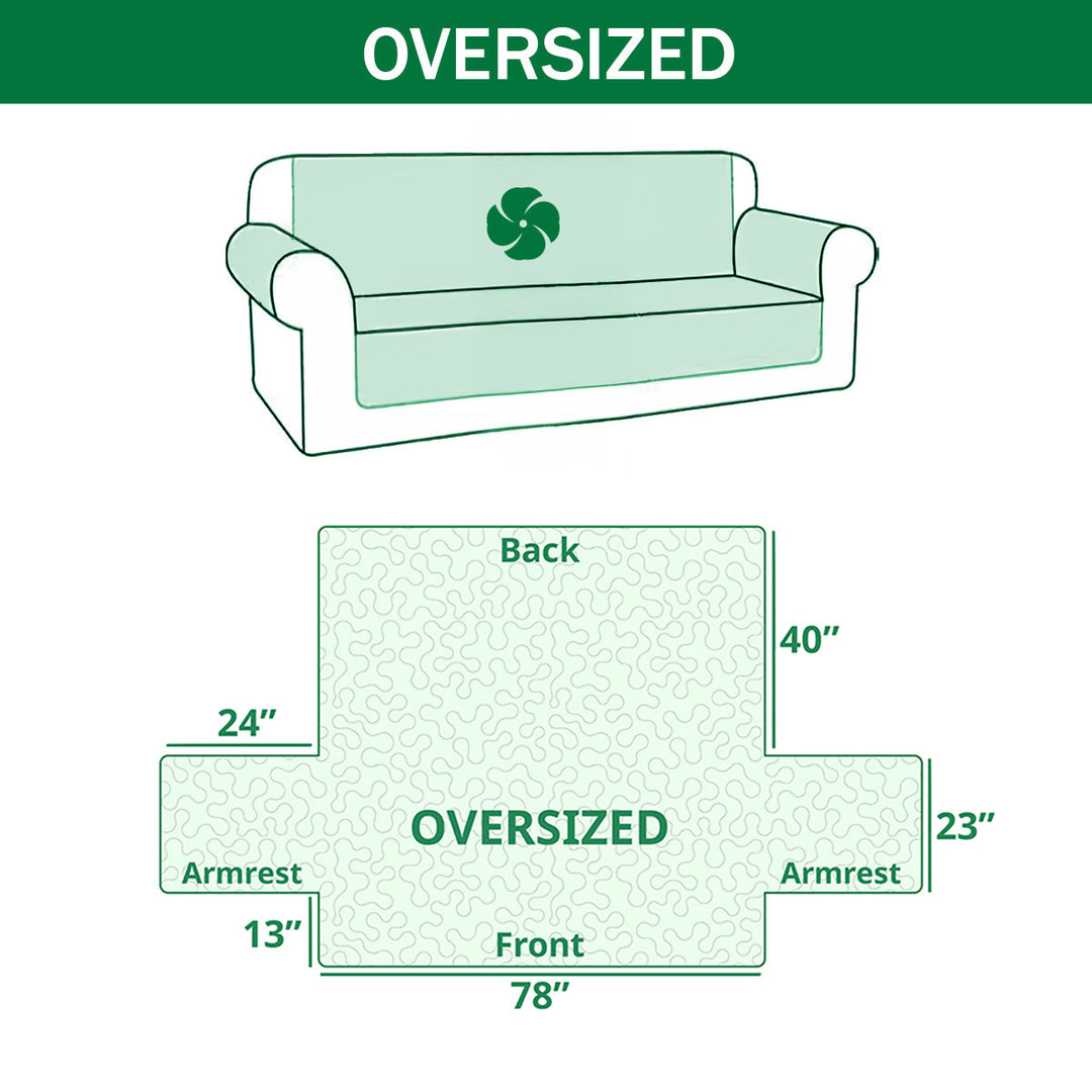 Pet Paw Quilted Sofa Cover NCU0VT338