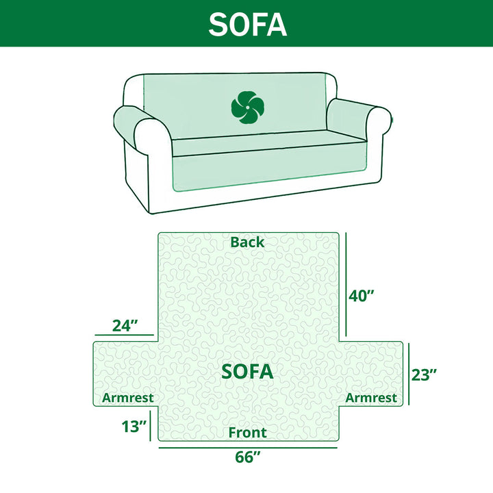 Pet Paw Quilted Sofa Cover NCU0VT338