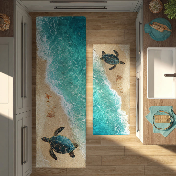 Wave Journey Non-Slip Kitchen Rug – NCU0DV8223