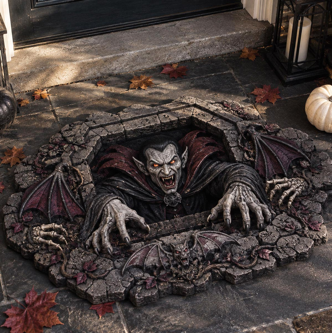 Custom Shaped Vampire Breakout Doormat - NCU0DV2417