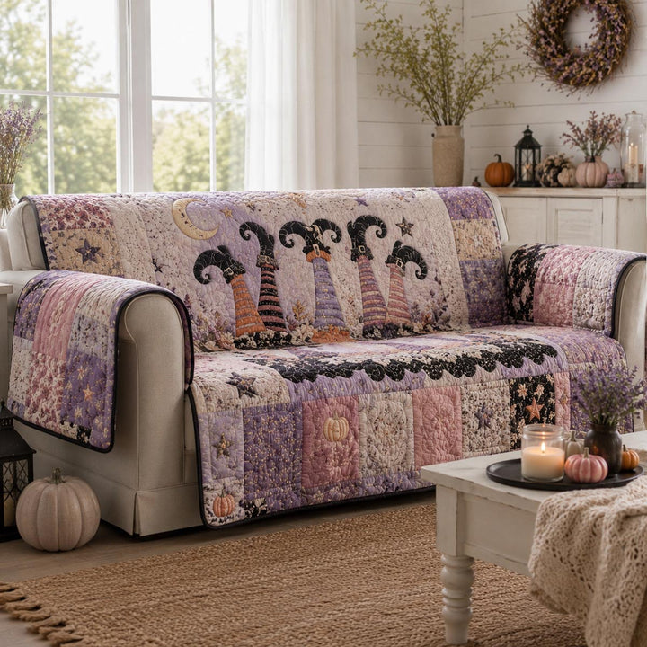 Witch Boots Garden Quilted Sofa Cover NCU0DV2372