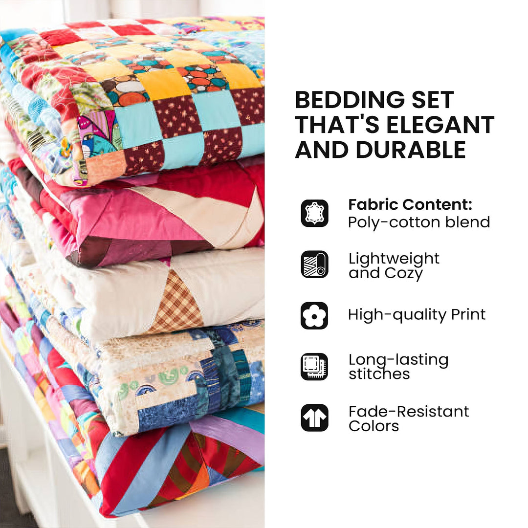 Coastal Whisper 3-Piece Quilted Bedding Set