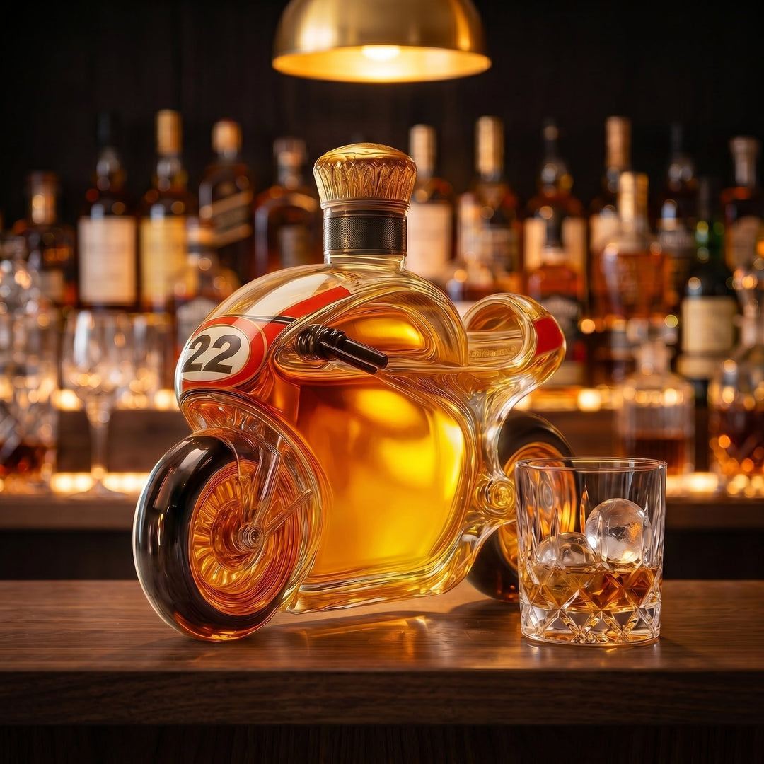 Moto Grand Prix Limited Edition Whisky Bottle