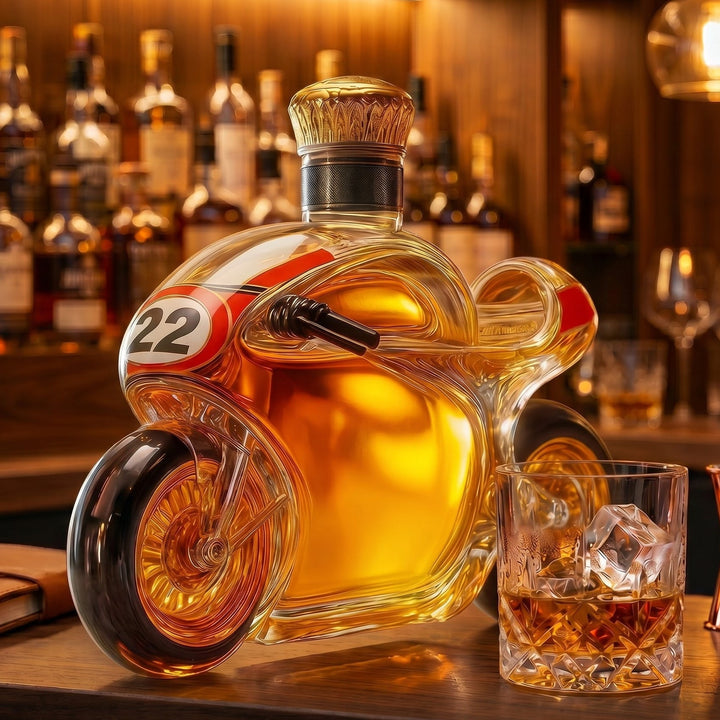 Moto Grand Prix Limited Edition Whisky Bottle