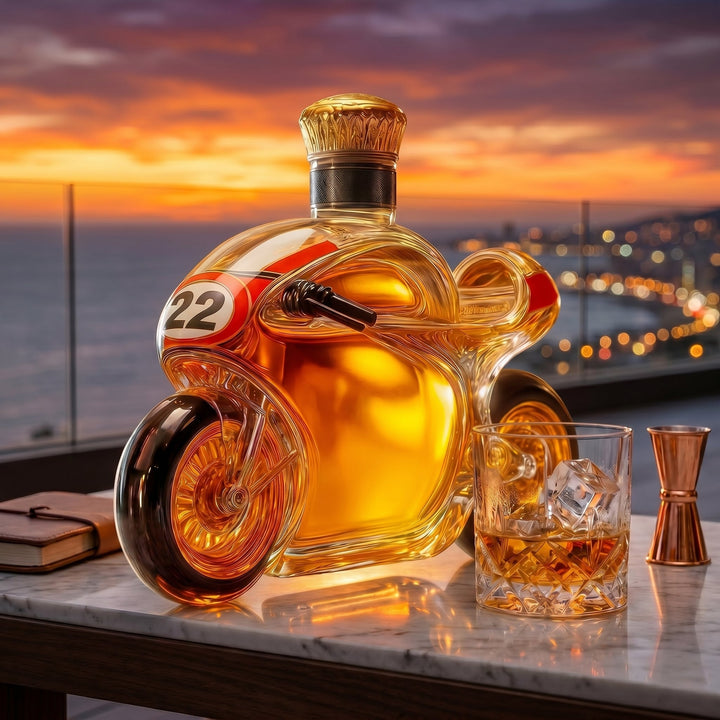 Moto Grand Prix Limited Edition Whisky Bottle
