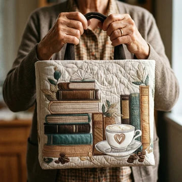 Artisan Coffee-Themed Bag – Available in Two Sizes