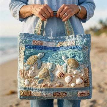 Women's Sea Turtle Tote – Available in Two Sizes