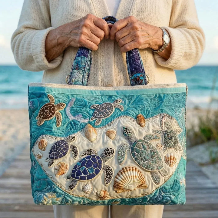 Turtle Love Artisanal Tote