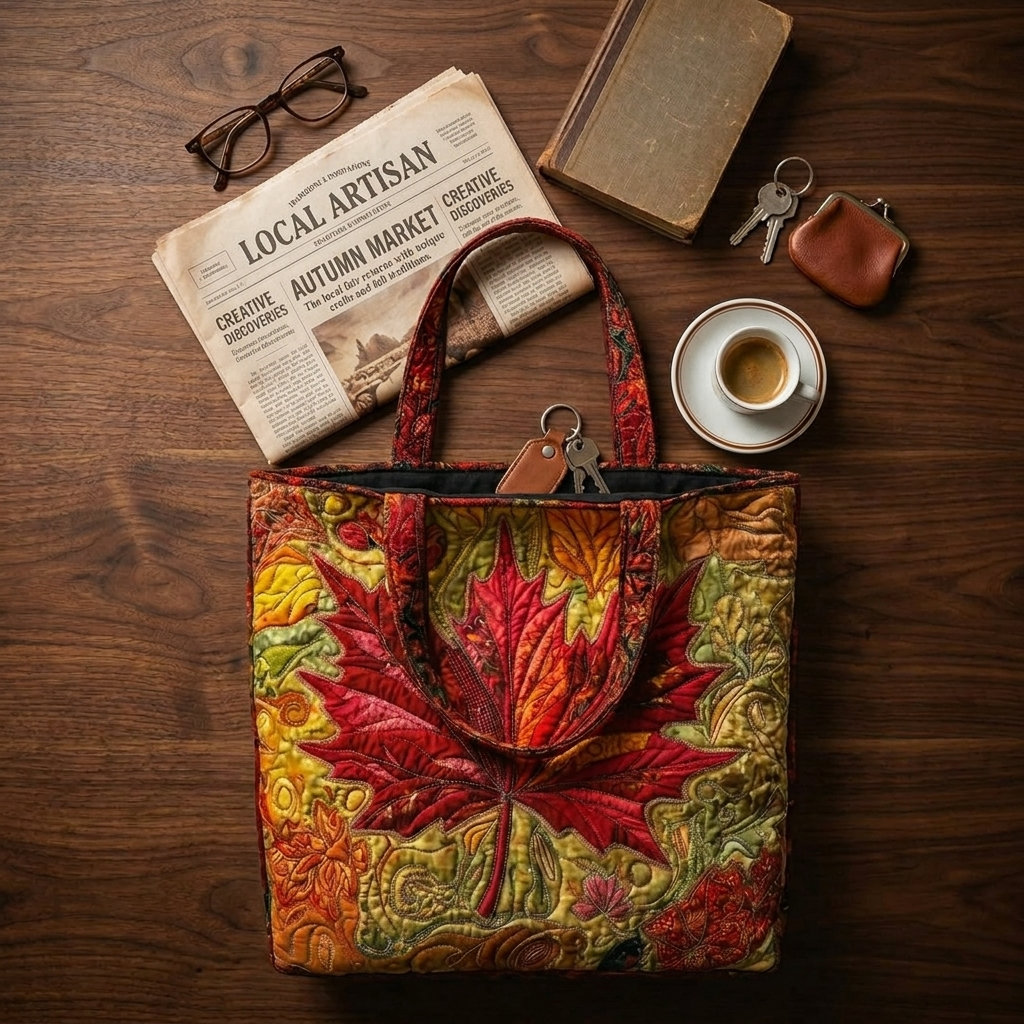 Elegant & Practical Sunset Maple Artisan Bag
