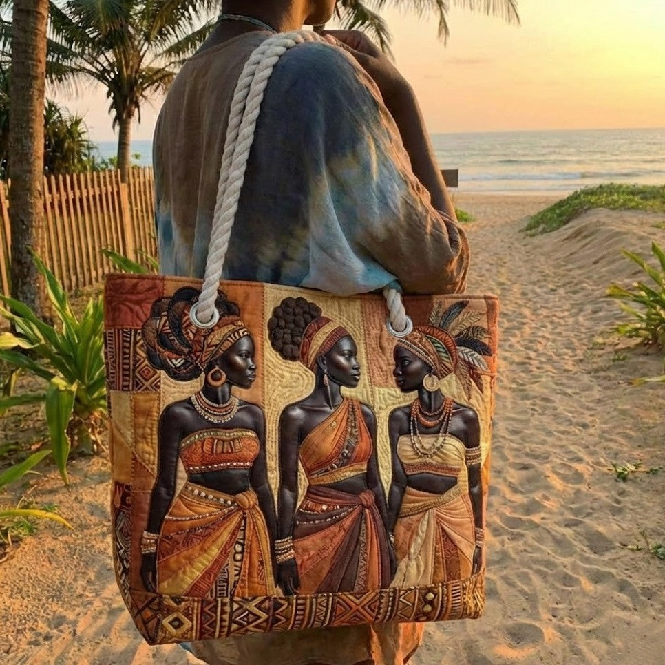Artisan Beach Tote | Melanin Queens Radiance